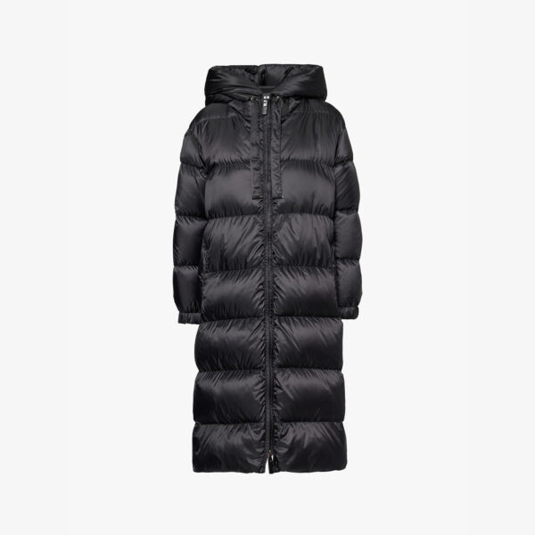 

Пальто Seipa с капюшоном, прямого кроя Max Mara Cube, черный