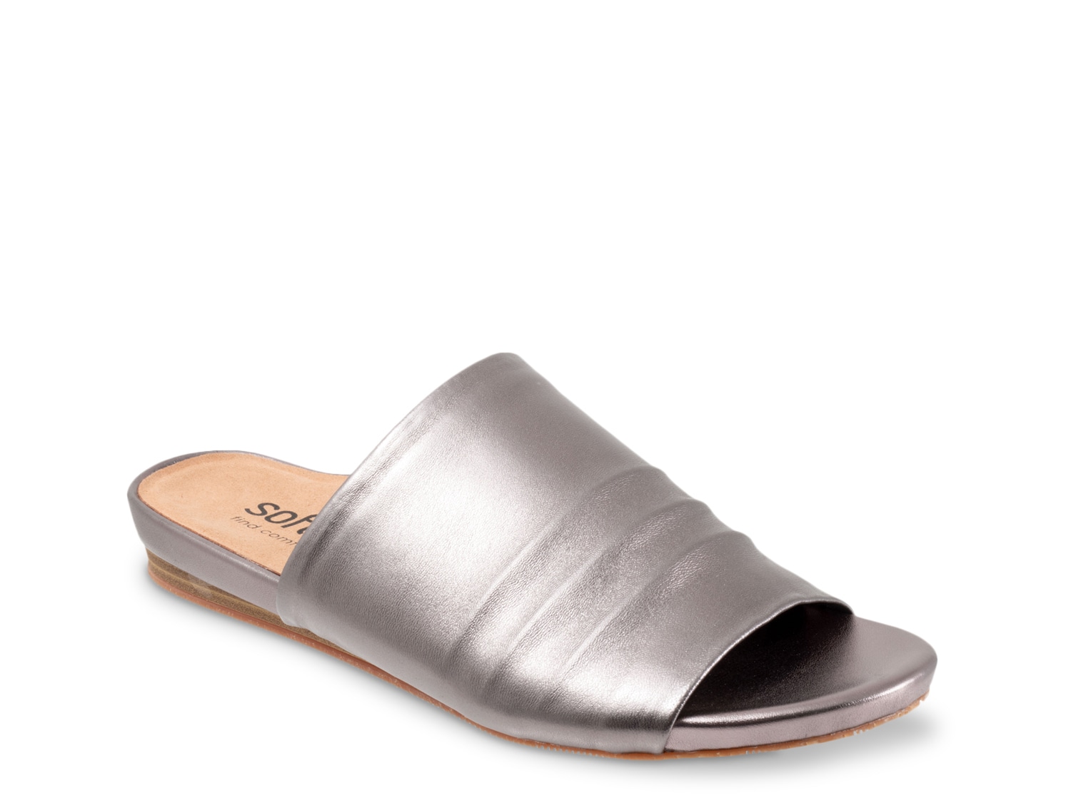 Сандалии Camano Softwalk, серебряный металлик сандалии soft walk cypress luggage