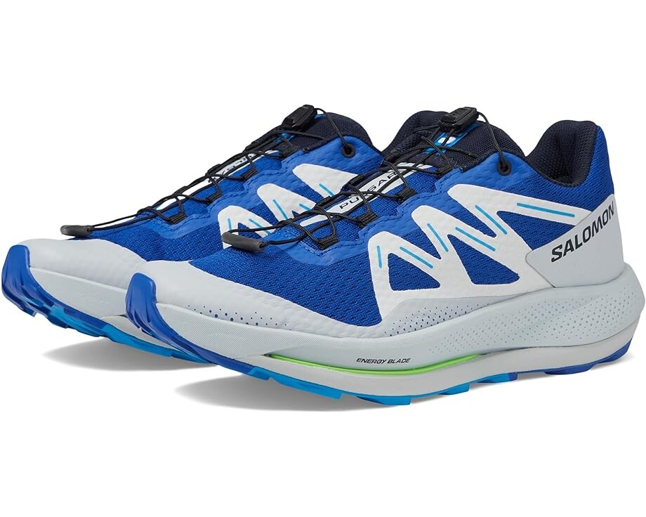 Кроссовки Salomon Pulsar Trail, цвет Surf The Web/Pearl Blue/Ibiza Blue серьги pearl blue aventurine