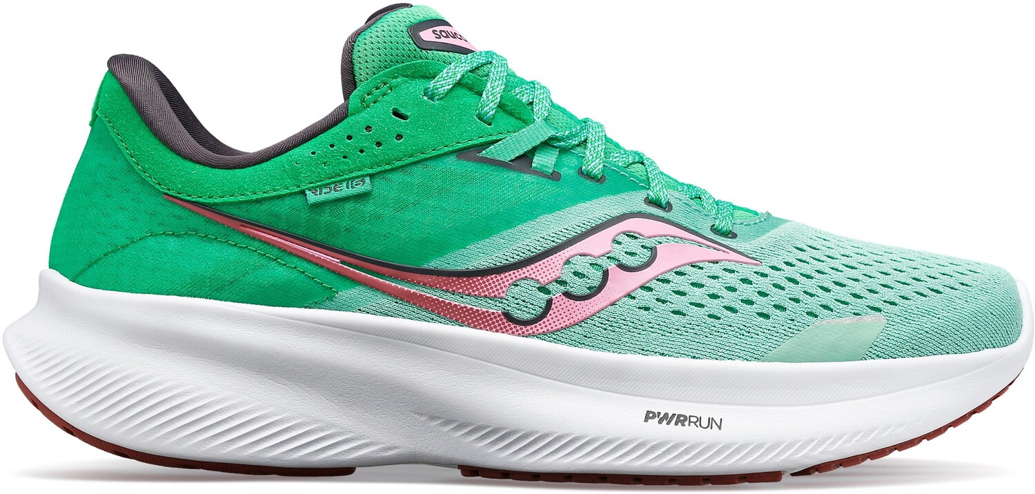 

Кроссовки для шоссейного бега Ride 16 – женские Saucony, зеленый