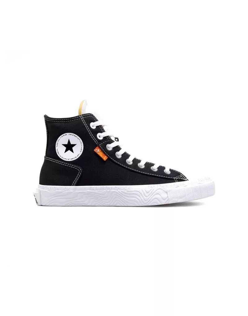 Черно-белые парусиновые кроссовки Converse Chuck Taylor All Star белые женские парусиновые кроссовки converse