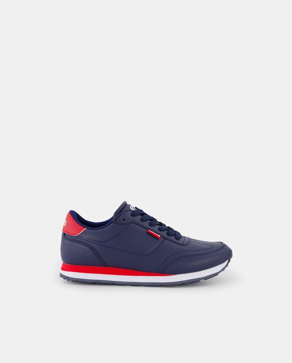 

Детские низкие кроссовки Star Run с кружевной застежкой Levi's, темно-синий