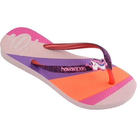 Тонкие блестящие сандалии – для малышей Havaianas, цвет Candy Pink