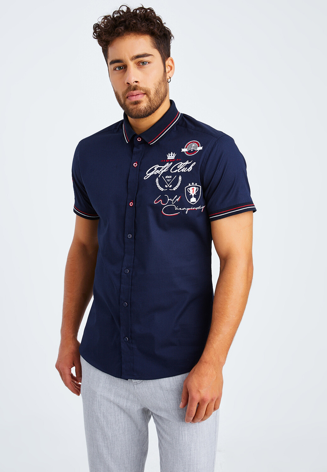 

Поло Leif Nelson Herren T Shirt Polo Herren T Shirt Polo LN 3890, синий