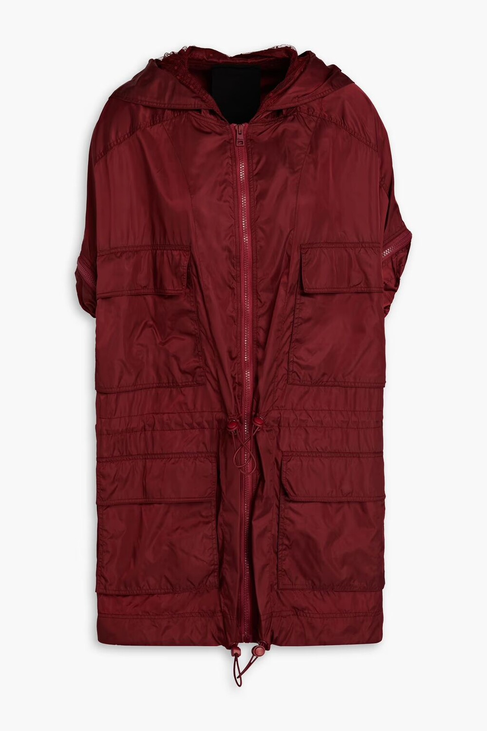 

Куртка с капюшоном Redvalentino, бургундия