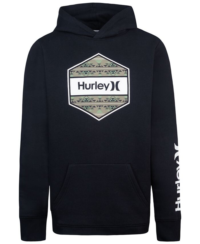 

Толстовка с капюшоном Big Boys с шестигранным наполнением Hurley, черный