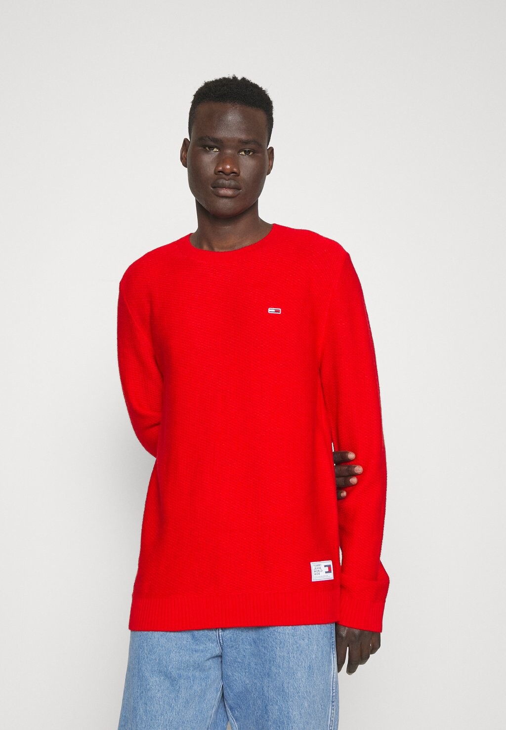

Свитер STRUCTURED Tommy Jeans, темно-малиновый