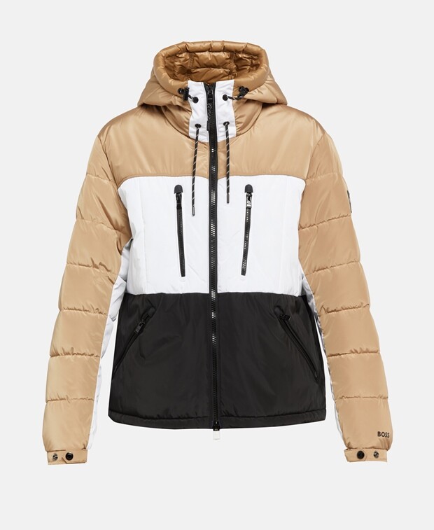 

Стеганая куртка Boss Black, бежевый