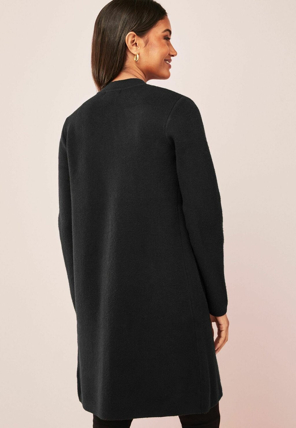 

Короткое пальто LONGLINE MOCK COLLAR COATIGAN., REGULAR FIT Friends Like These, черный