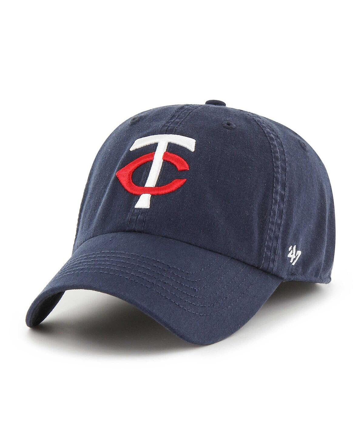

Мужская темно-синяя приталенная шляпа с логотипом Minnesota Twins Franchise '47 Brand