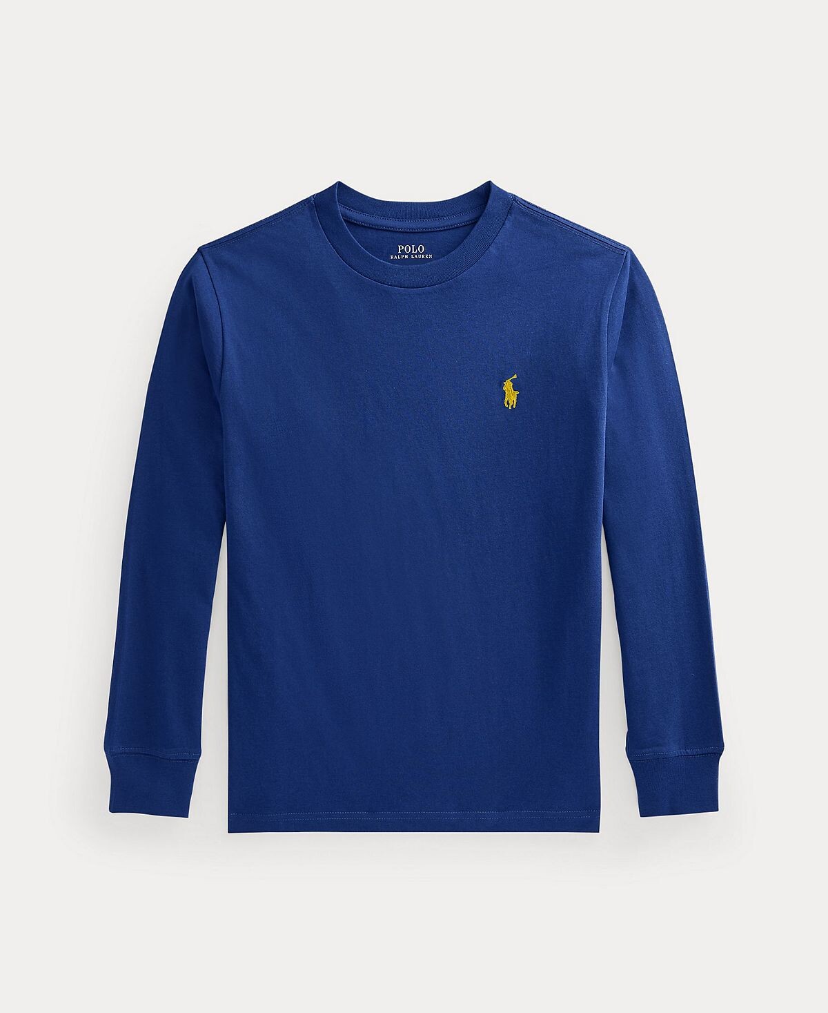 

Футболка с длинными рукавами из хлопкового джерси Big Boys Polo Ralph Lauren