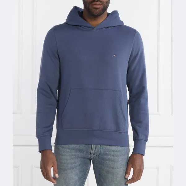 

Толстовка обычного кроя с логотипом и флагом Tommy Hilfiger, синий