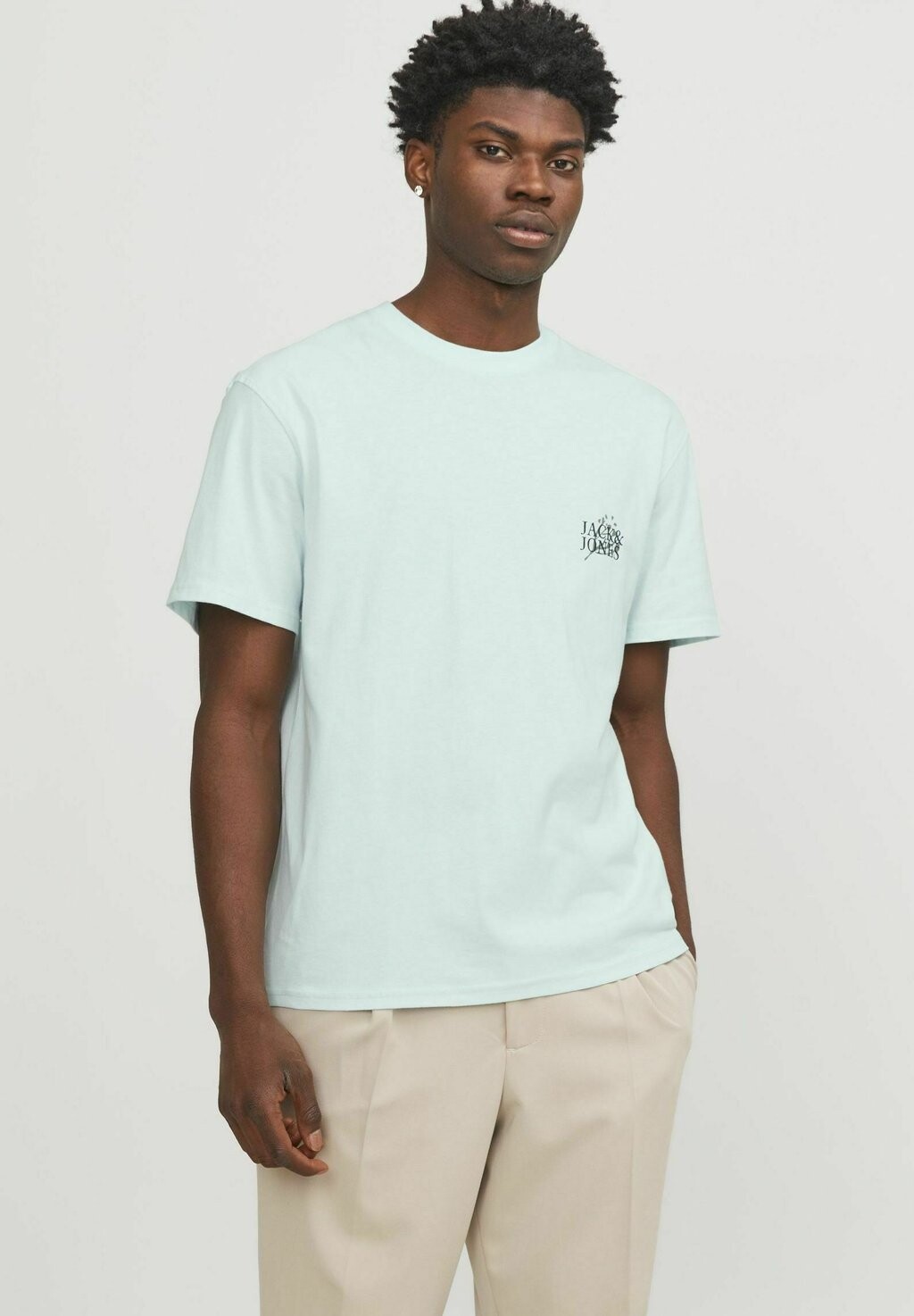 

Футболка с принтом Jack & Jones, цвет skylight
