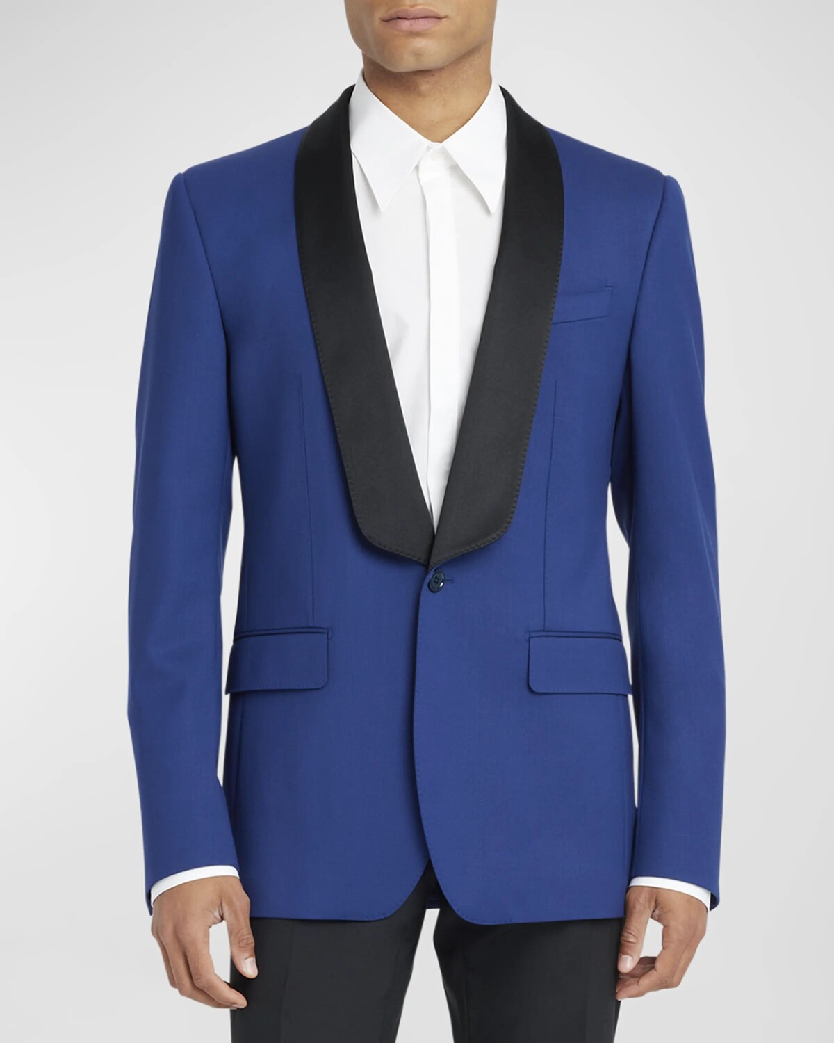 

Мужской пиджак-смокинг в стиле ретро Dolce&Gabbana, цвет Bright Blu