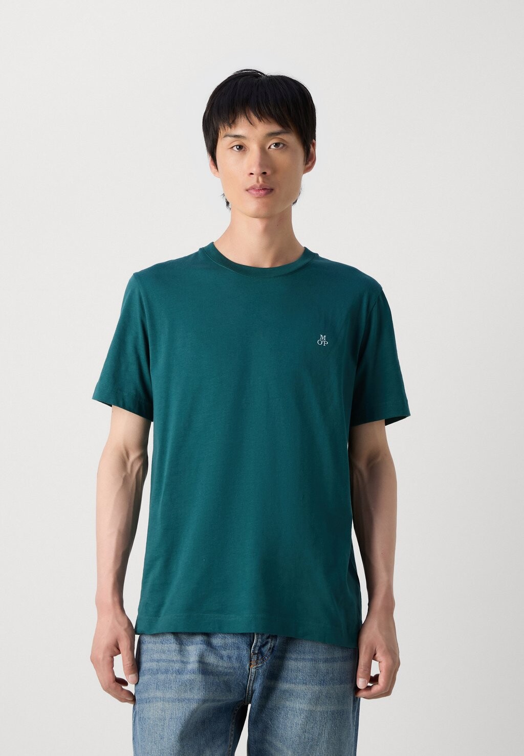 

Простая футболка SHORT SLEEVE LOGO Marc O'Polo, оливковый