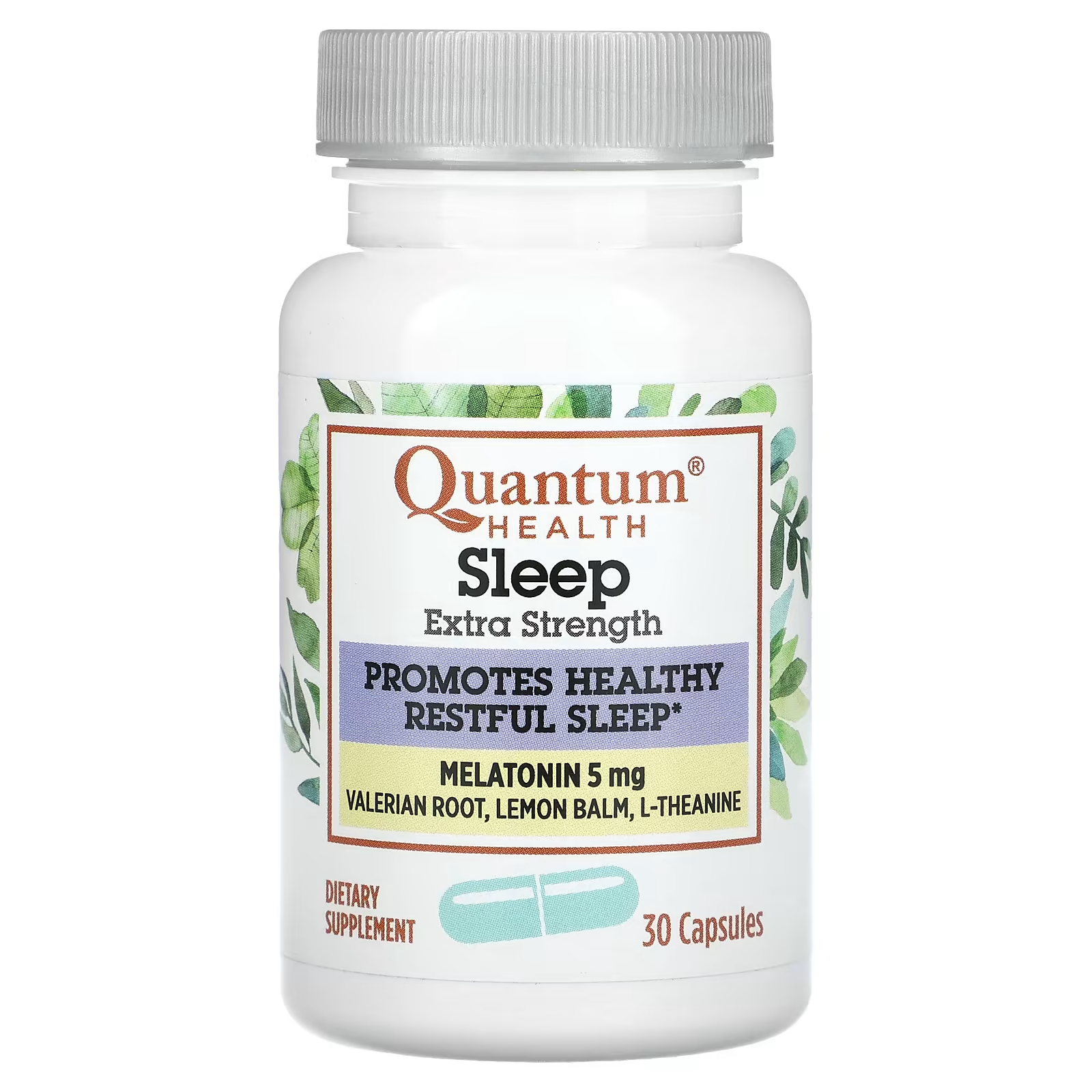 цена Мелатонин Sleep Extra Strength 30 капсул Quantum Health