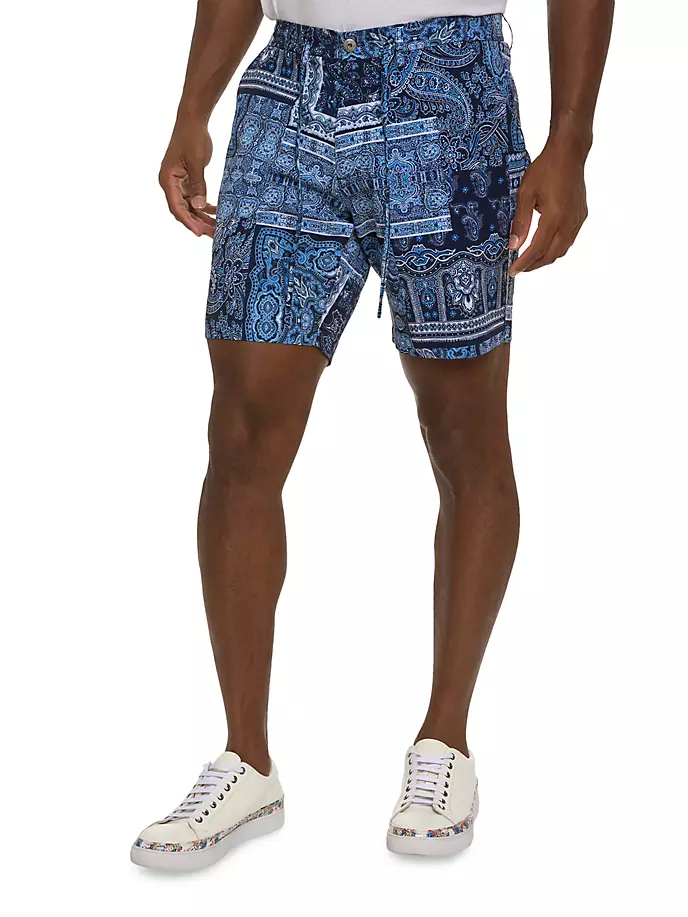 

Шорты Gotham Beach To Bar Robert Graham, темно-синий