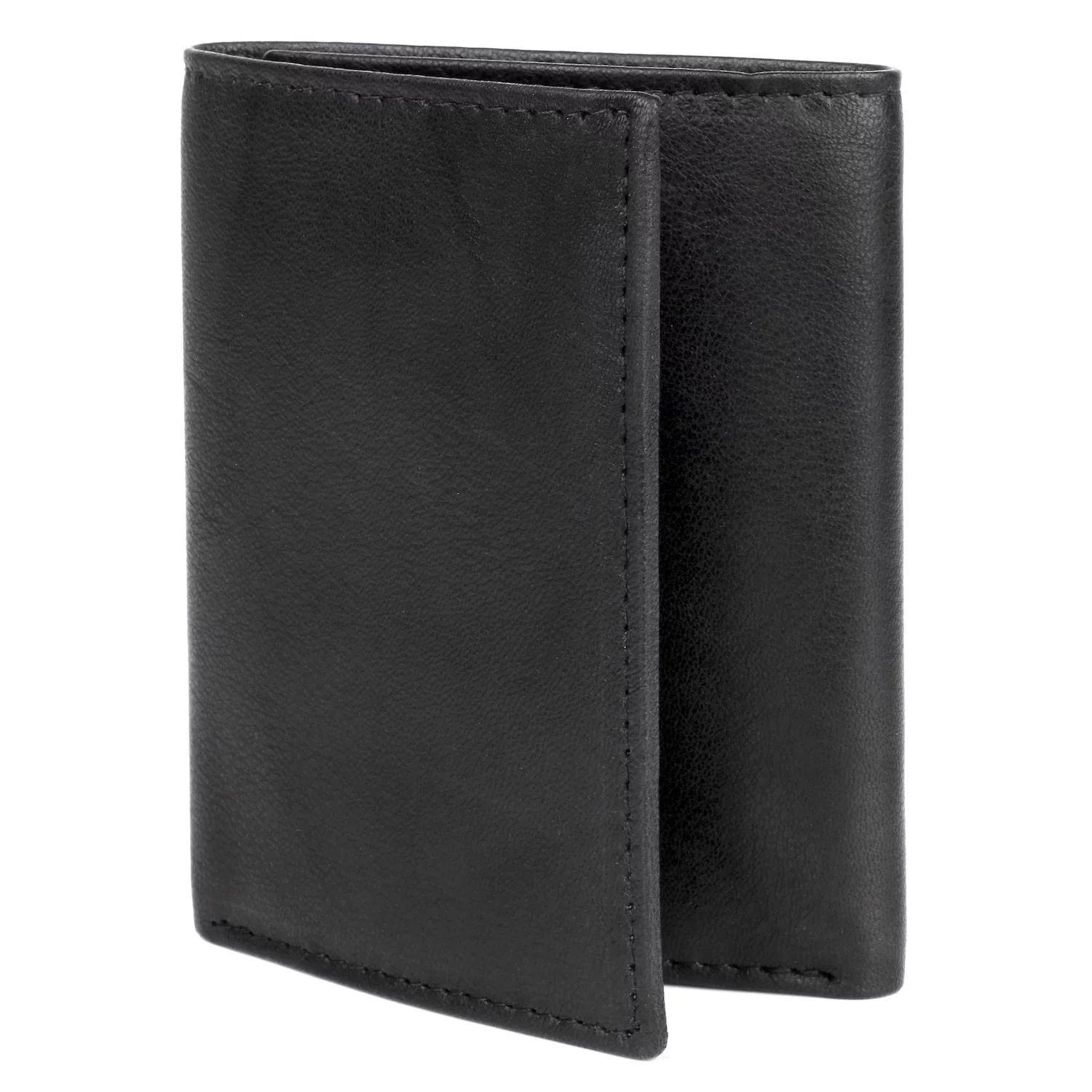 кожаный кошелек в три сложения bowston lakeland leather черный Кожаный кошелек в три сложения Buxton Dakota