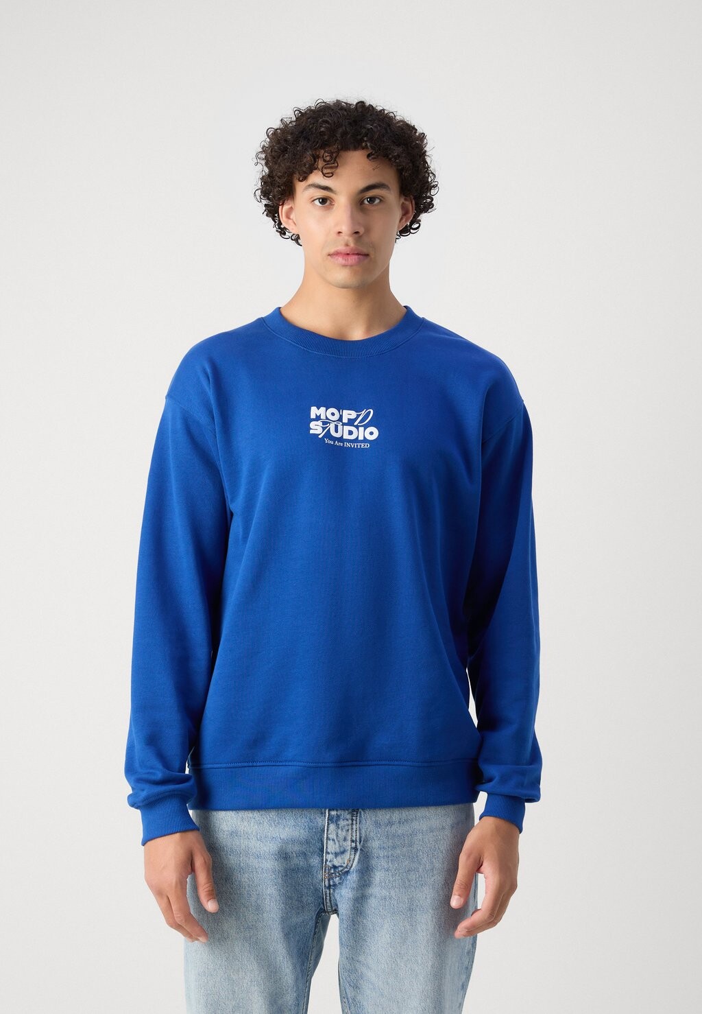 

Спортивный свитер CREW NECK PRINT RELAXED FIT Marc O'Polo DENIM, синий