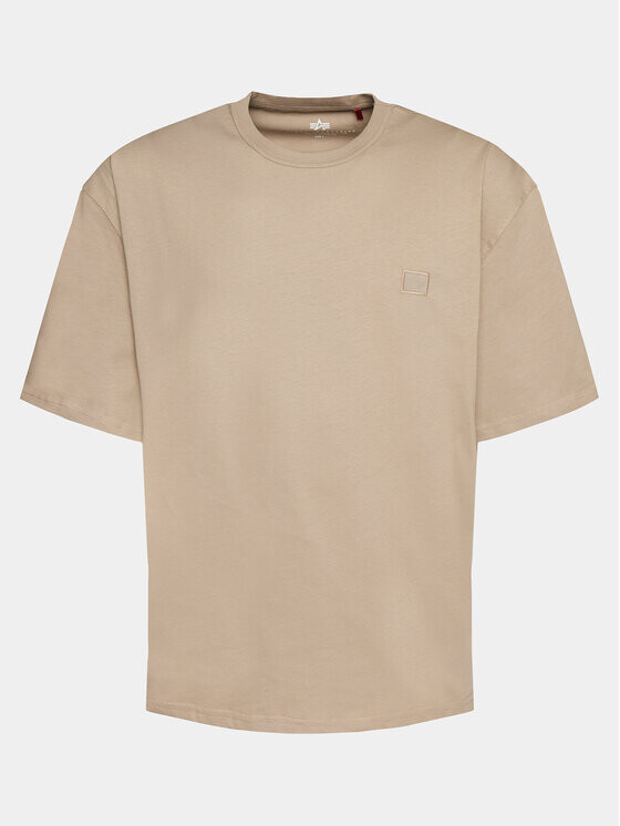 

Футболка свободного кроя Alpha Industries, бежевый