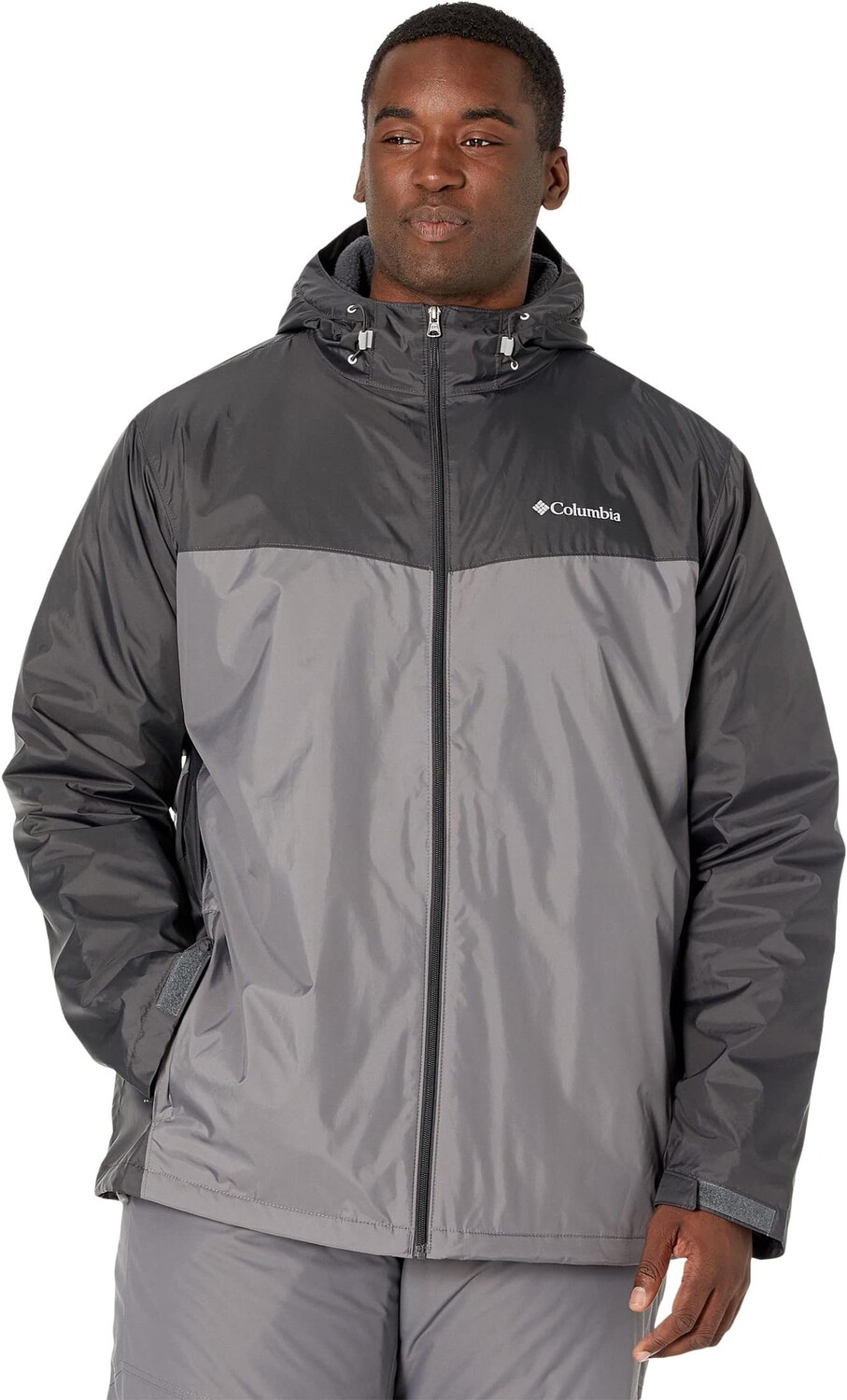 

Куртка Big & Tall Glennaker Sherpa Lined Jacket Columbia, цвет Shark/City Grey
