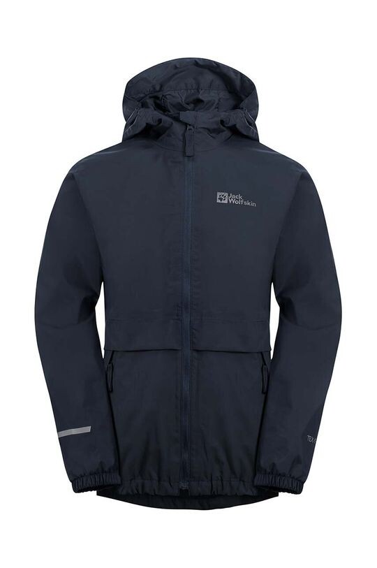 Jack Wolfskin Детский плащ RAINY DAYS, военно-морской детский спальный мешок grow up moonrise jack wolfskin синий