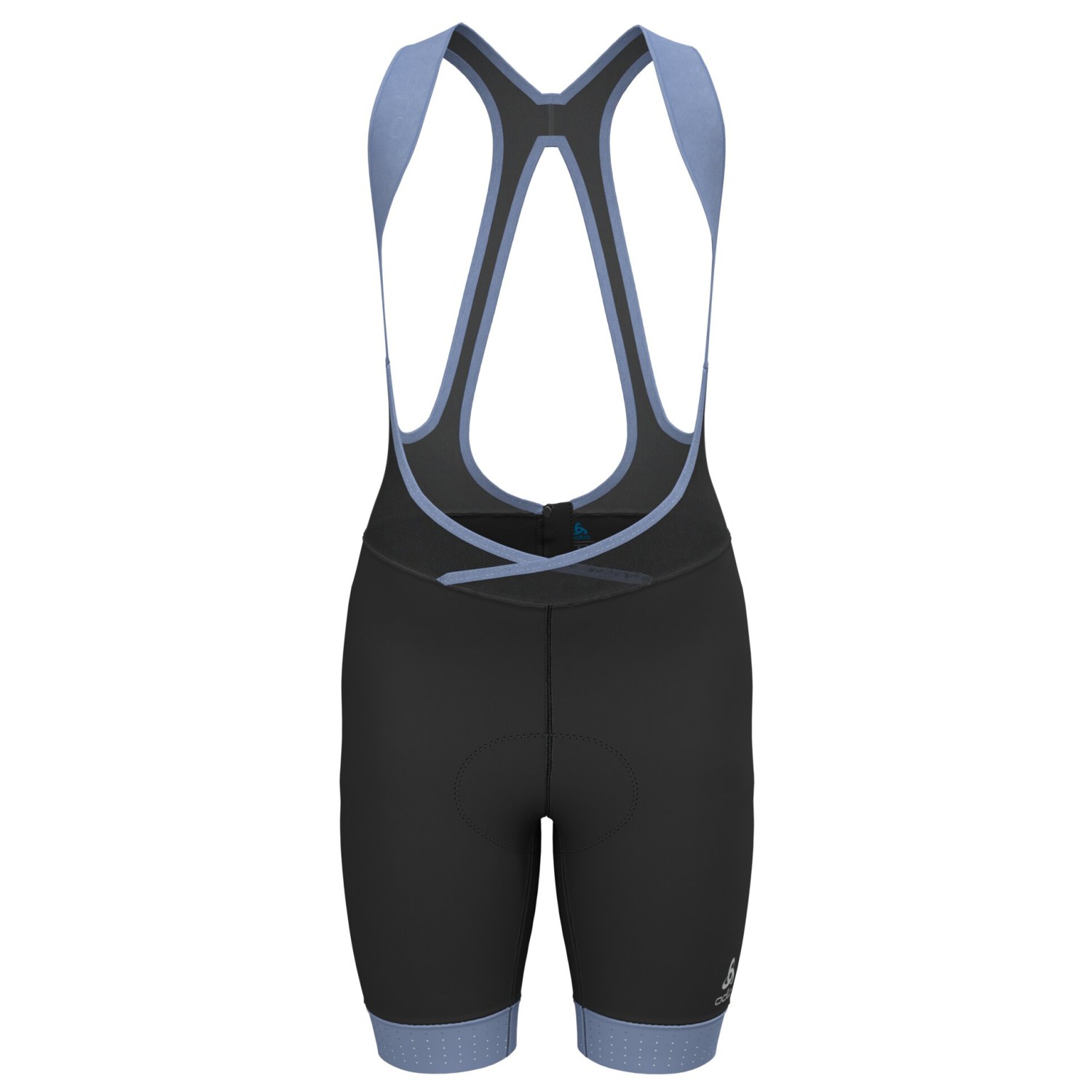 Велосипедные шорты Odlo Women's Short Suspenders Zeroweight, цвет Black/Blue Heron