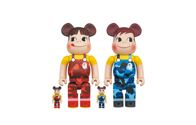

Коллекционная кукла Be@rbrick Bearbrick x Bape Poko-chan 100% & 400%