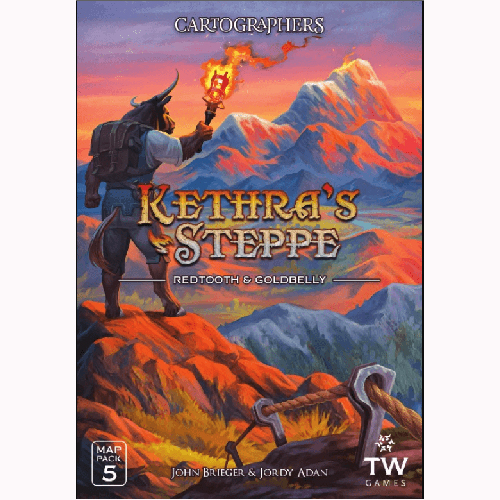 настольная игра cartographers heroes map pack 3 – undercity Настольная игра Cartographers Map Pack 5: Kethra’S Steppe – Redtooth & Goldbelly