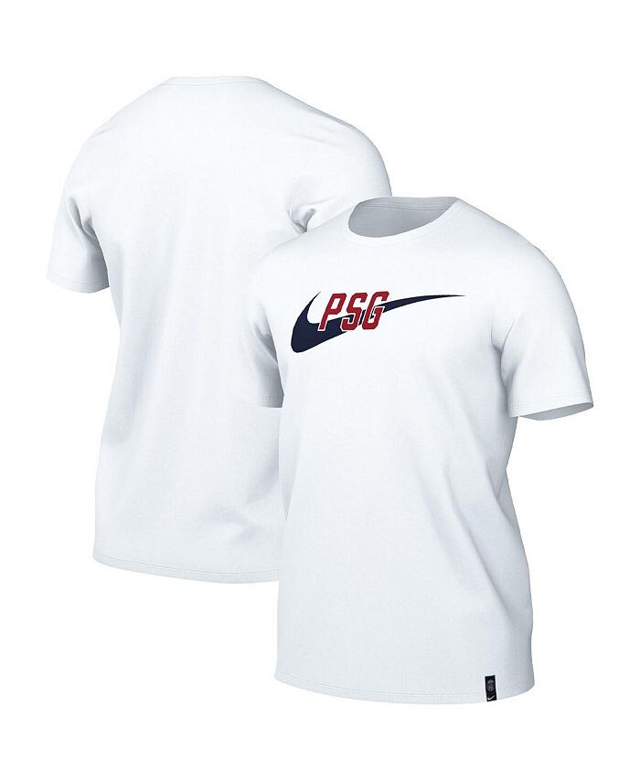 

Мужская белая футболка с галочкой Paris Saint-Germain Nike, белый