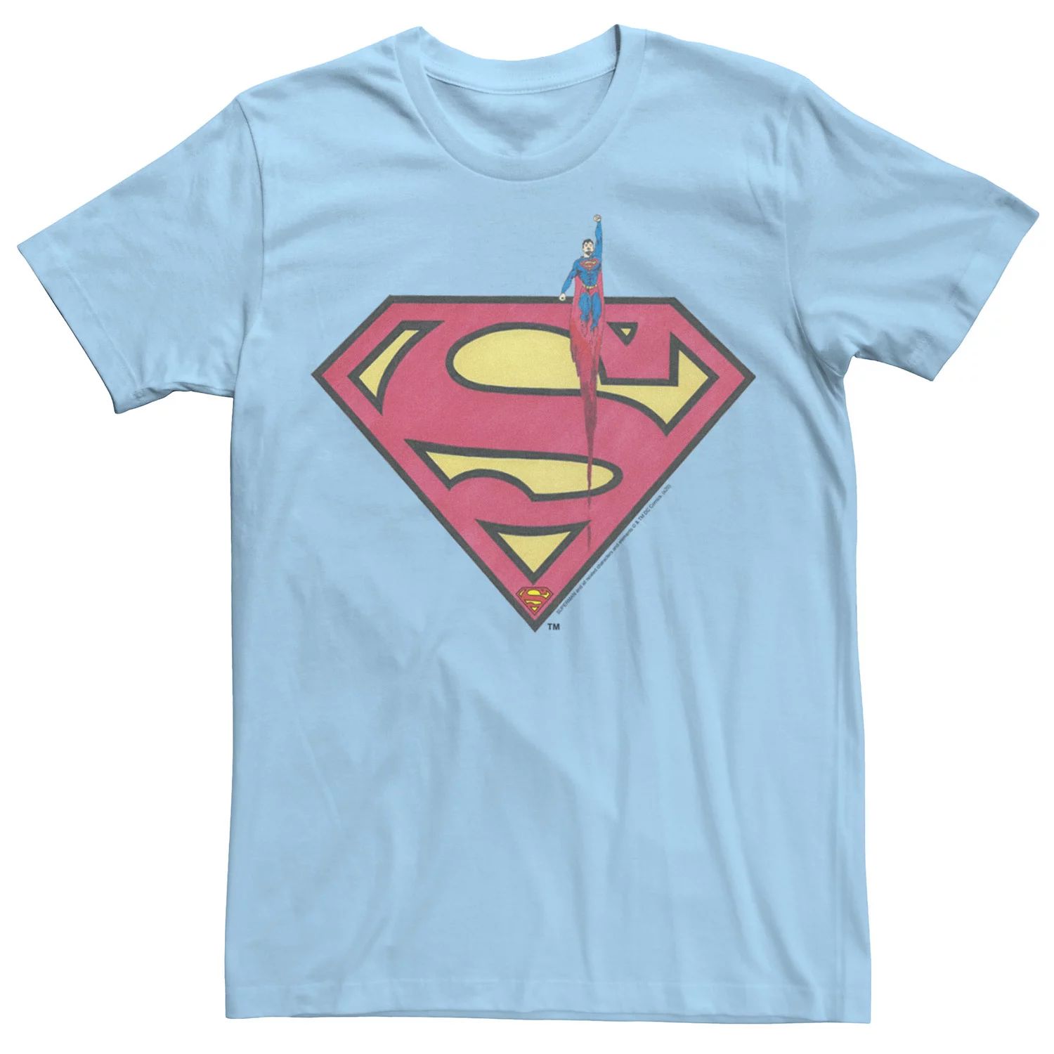 Мужская футболка с логотипом DC Fandome Superman In Flight Licensed Character