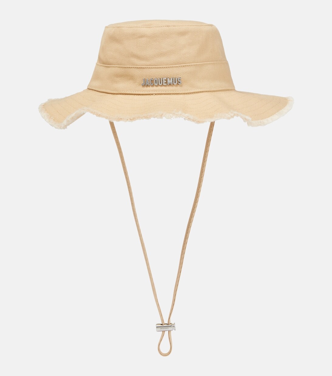 

Панама Le Bob Artichaut с бахромой Jacquemus, бежевый