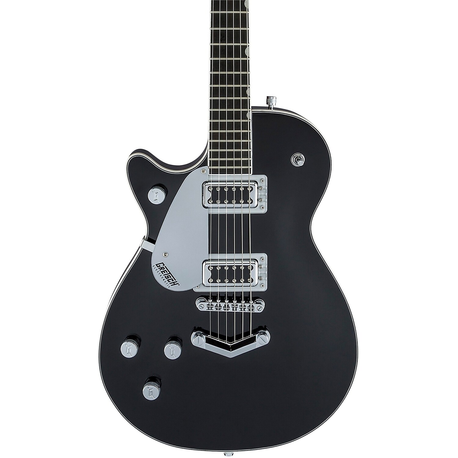 

Gretsch Guitars G5230LH Electromatic Jet FT Single-Cut V-образный стоптейл Леворукая электрогитара черная