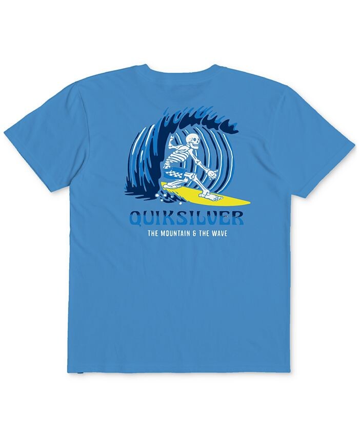 

Хлопковая футболка с рисунком Little Boys Summer Bliss Quiksilver, синий