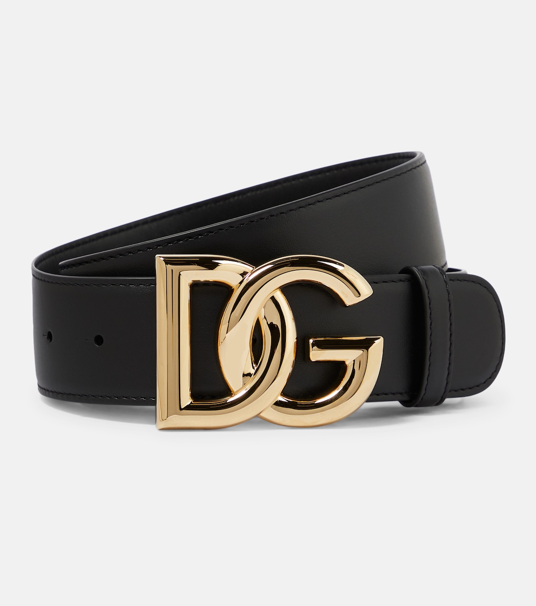 Ремень с логотипом DG Dolce&Gabbana, черный