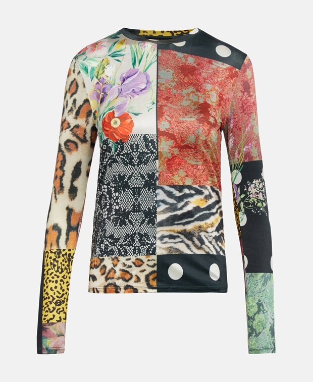 

Топ с длинными рукавами Desigual, естественный