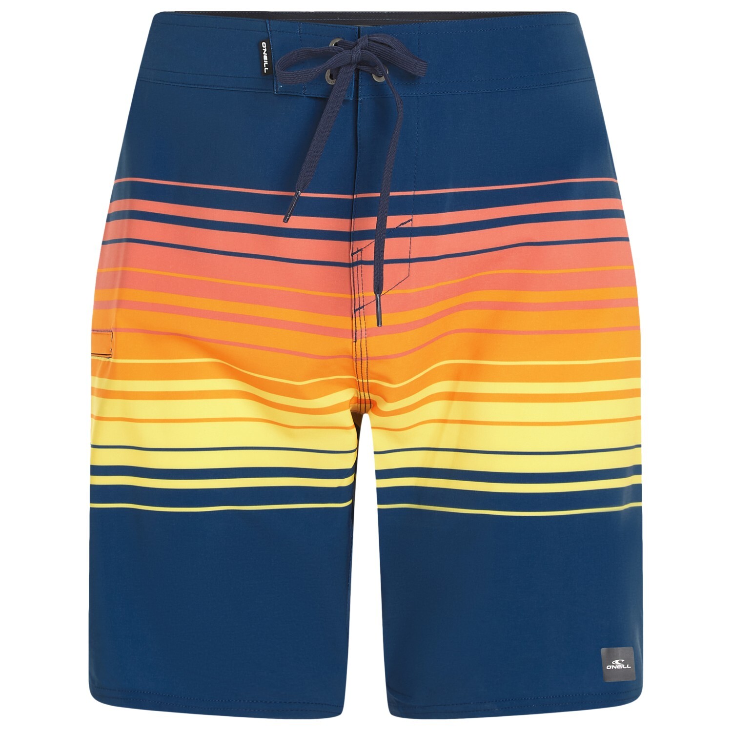 Плавки O'Neill Hyperfreak Heat Stripe Line 19'' Boardshorts, цвет Indigo Stripe Panel