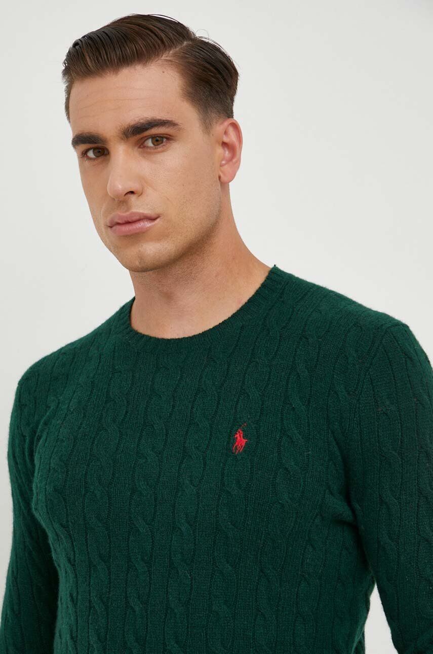 

Шерстяной свитер Polo Ralph Lauren, зеленый