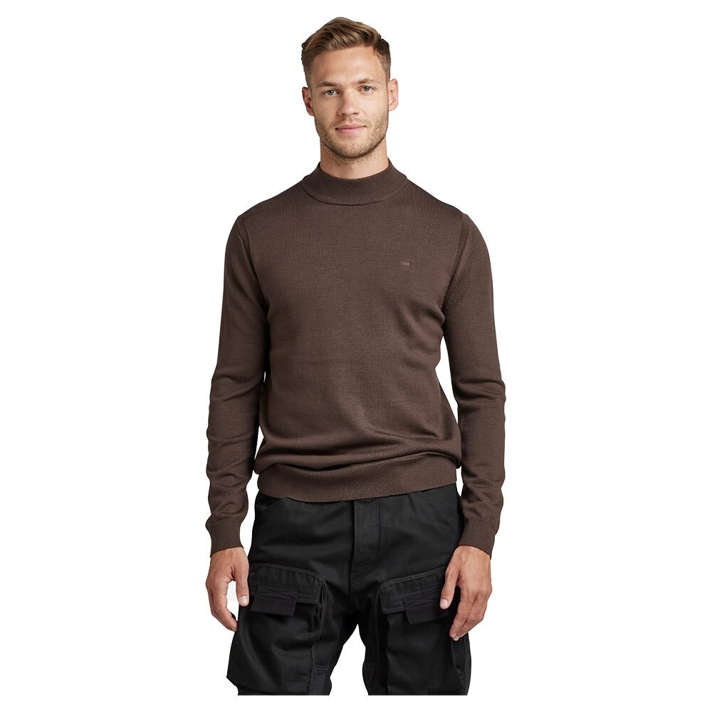 

Свитер G-Star Premium Core Turtle Neck, коричневый