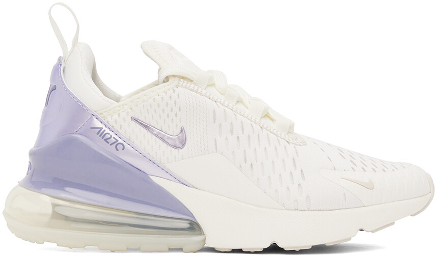 

Бело-фиолетовые кроссовки Nike Air Max 270, Фиолетовый