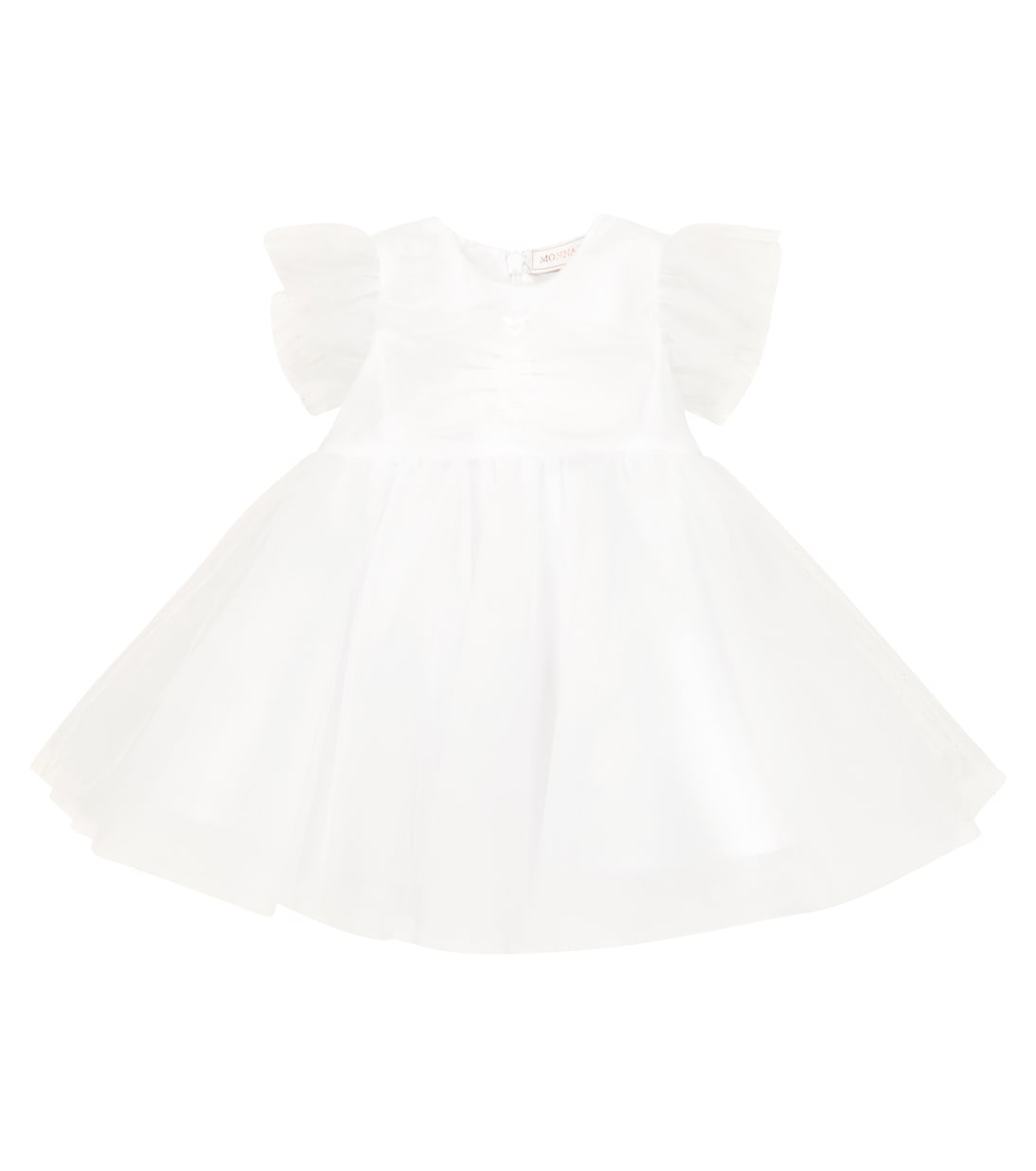 Детское платье из тюля Monnalisa, белый