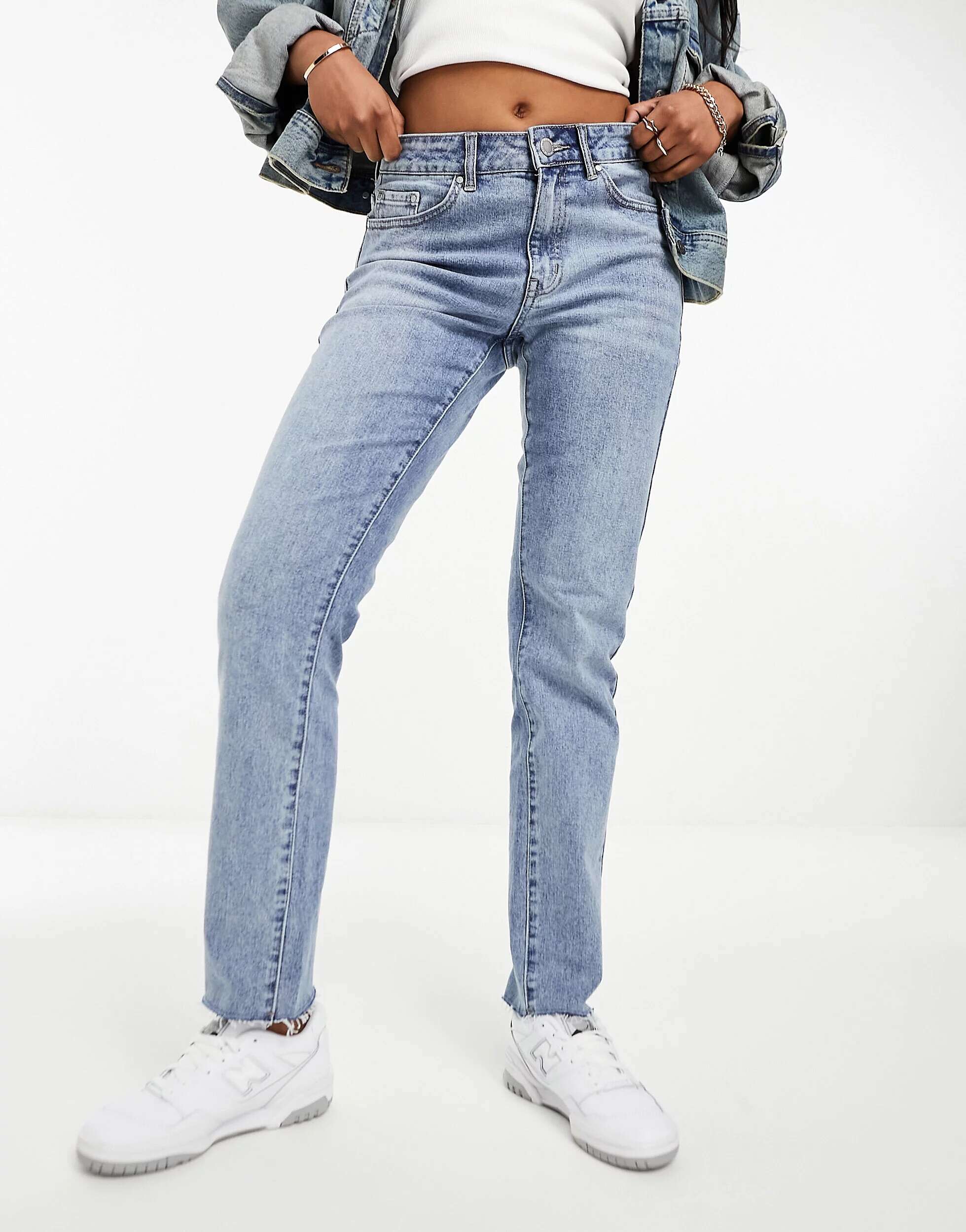 Светлые прямые джинсы Vila джинсы reserved светлые 42 размер
