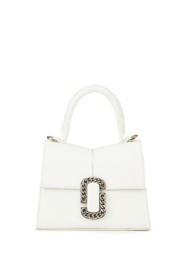 

Черная женская кожаная сумка mini с верхней ручкой Marc Jacobs