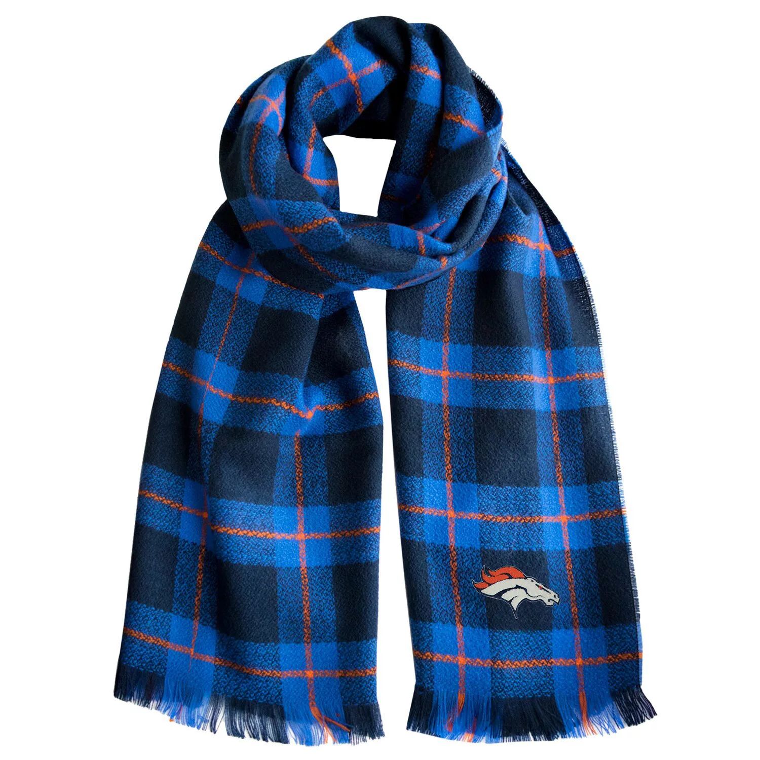 Женский клетчатый шарф Little Earth Denver Broncos