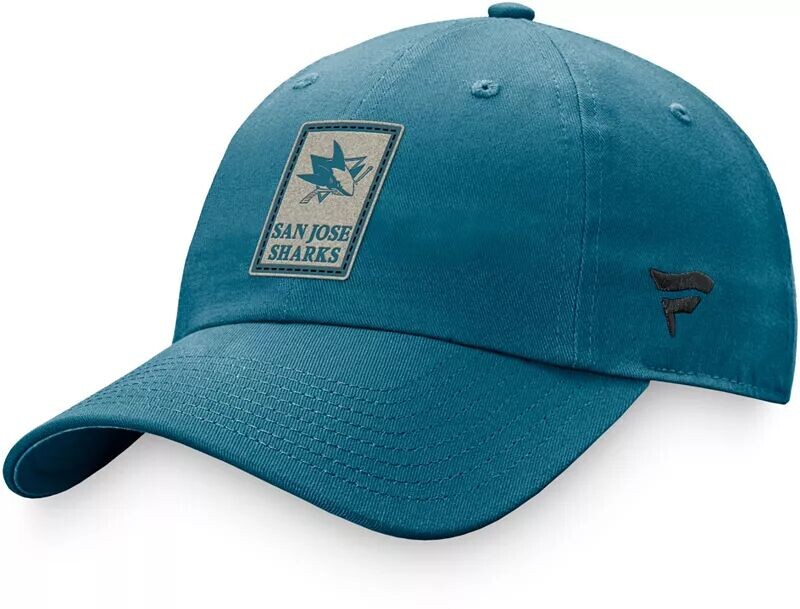 

Синяя регулируемая кепка с нашивкой NHL San Jose Sharks