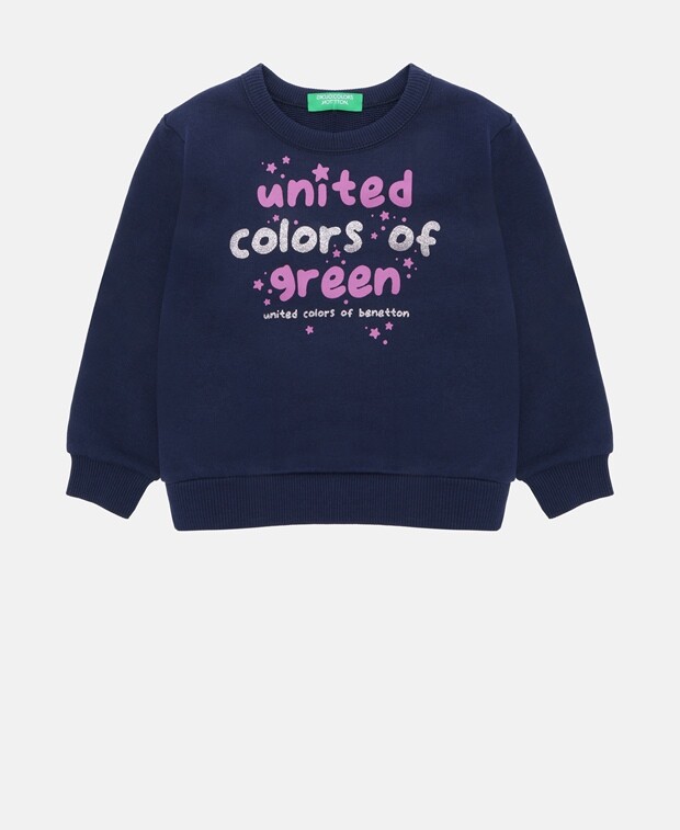 

Толстовка United Colors of Benetton, темно-синий