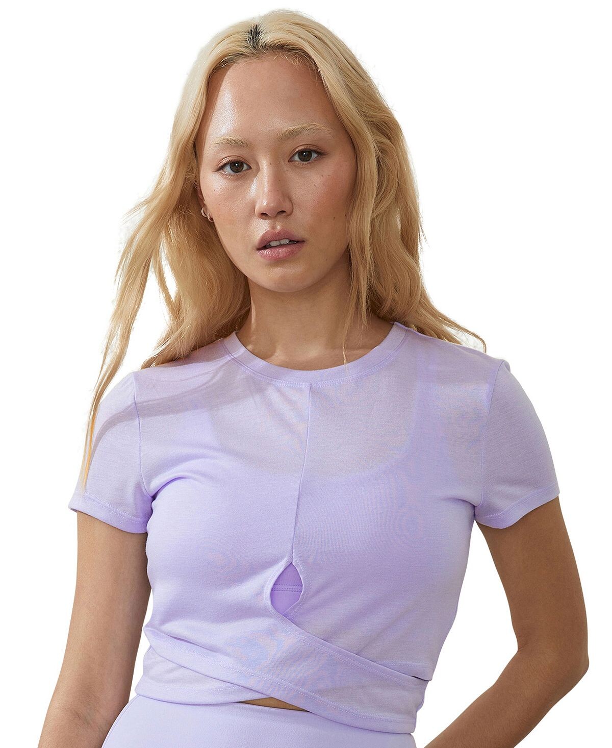 

Женская футболка с закрученной передней частью COTTON ON