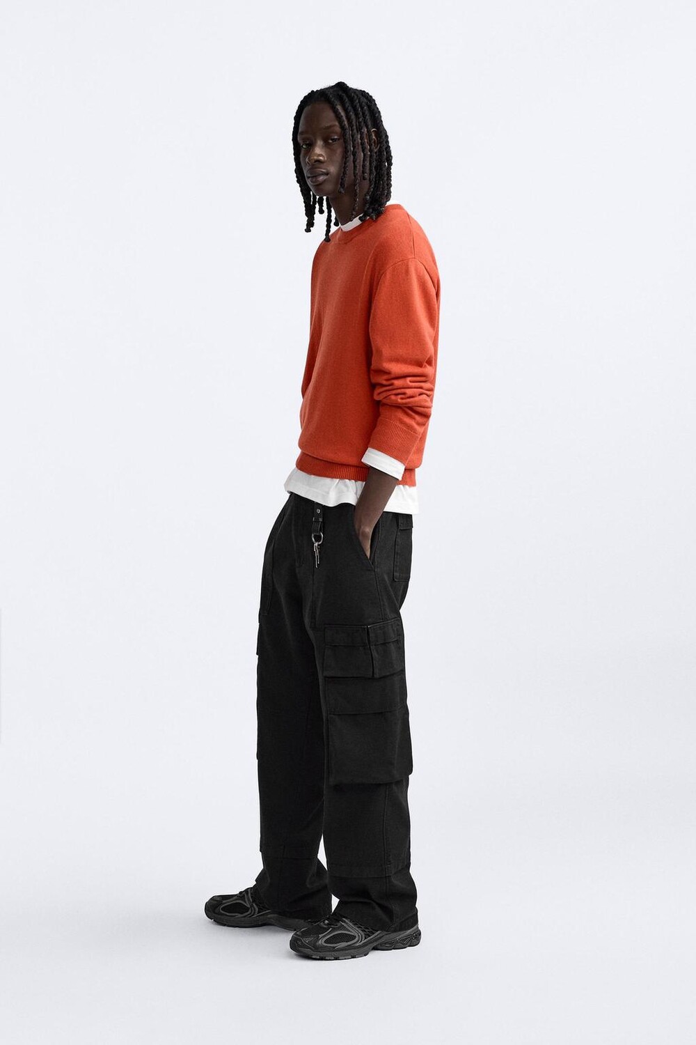 

Кроссовки origins 001 ZARA, черный