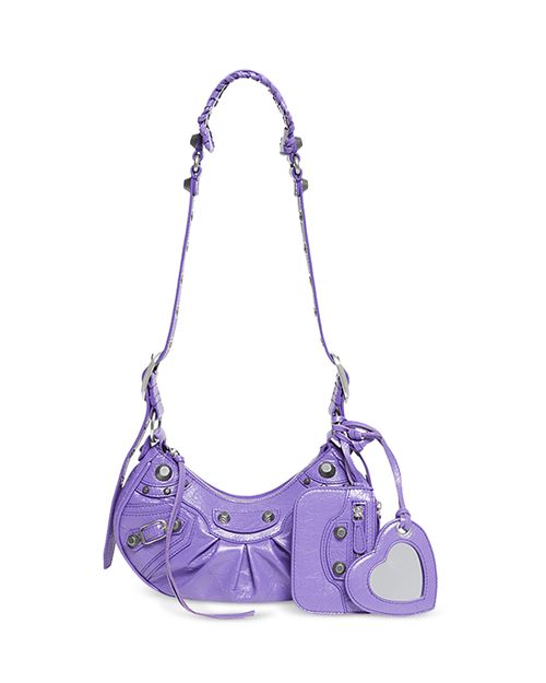 

Сумка через плечо Le Cagole XS Balenciaga, цвет Purple