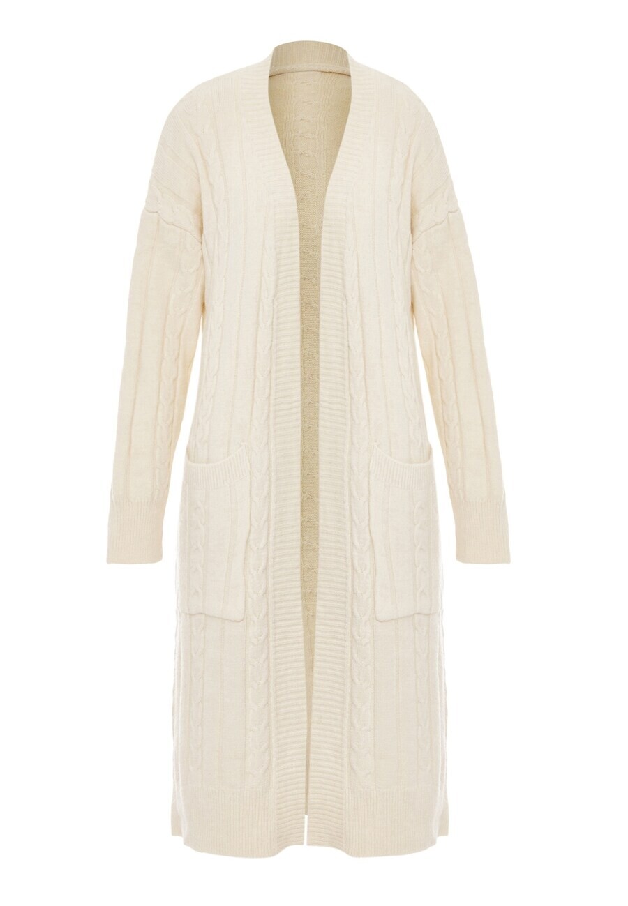 

Пальто aleva Knitted Coat, цвет Wool white